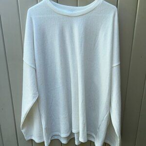 Fashion Nova Mens White Sweater Size XL